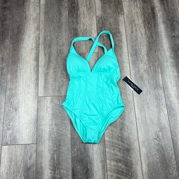 La Blanca Swim La Blanca Teal One Piece Swimsuit Poshmark